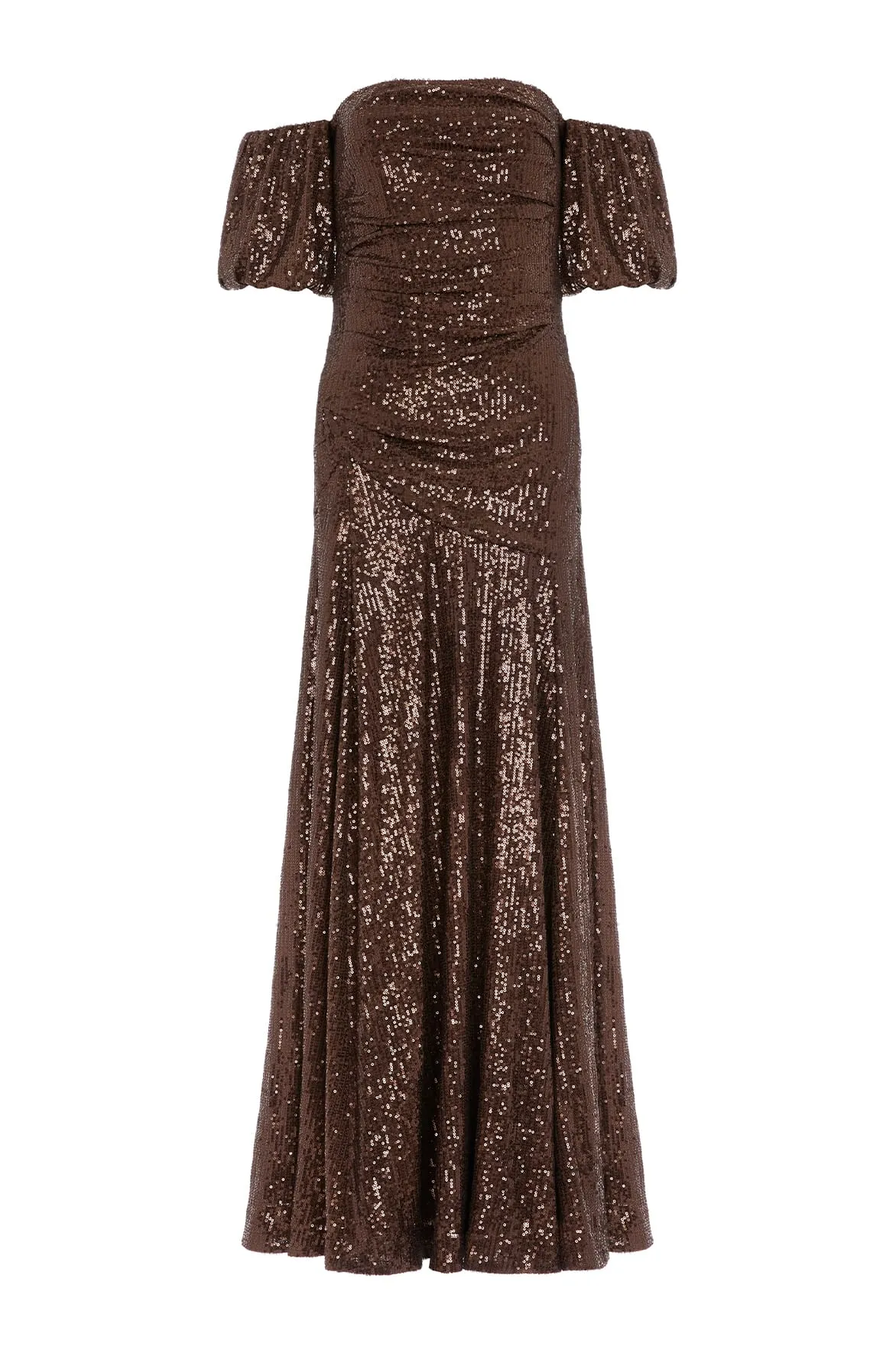 Sunbeam Valentina Off-Shoulder Gown sold by Needle & Thread product image thumbnail 2