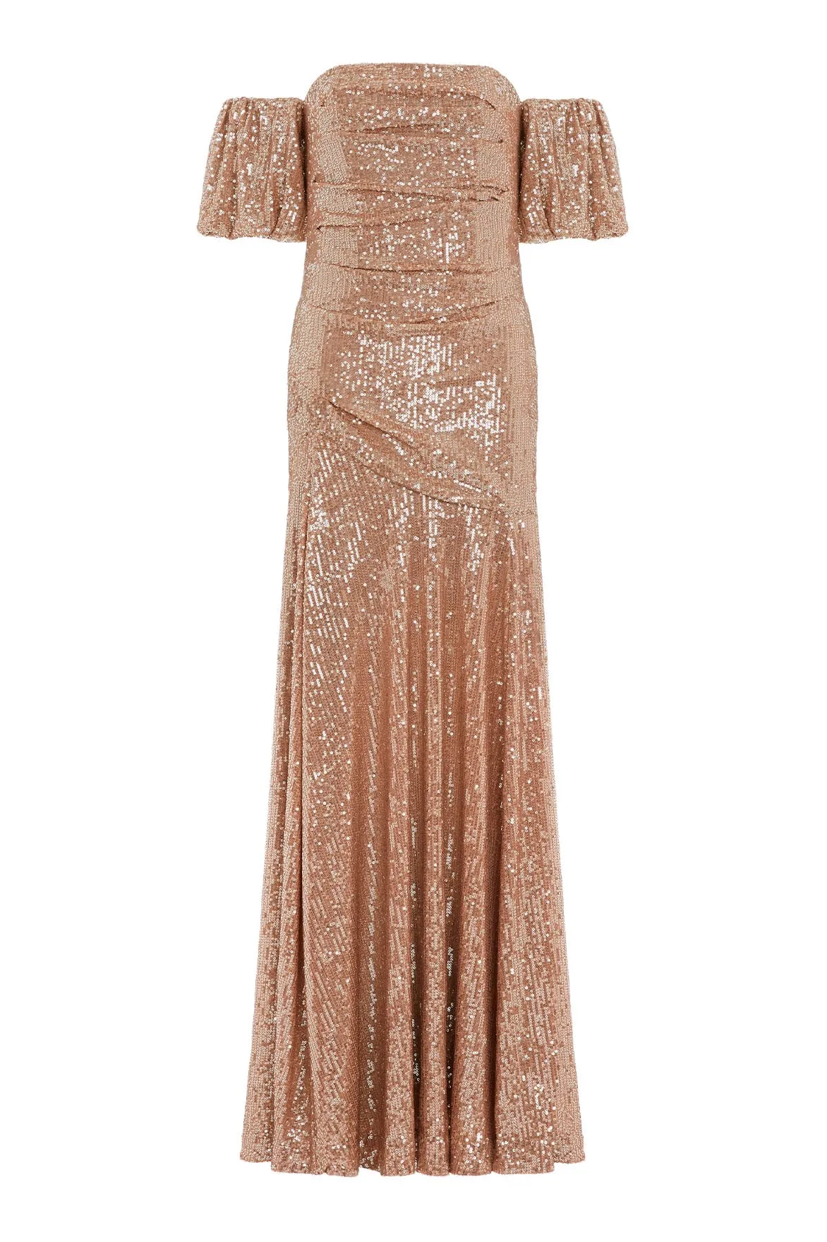 Sunbeam Valentina Off-Shoulder Gown sold by Needle & Thread product image thumbnail 2