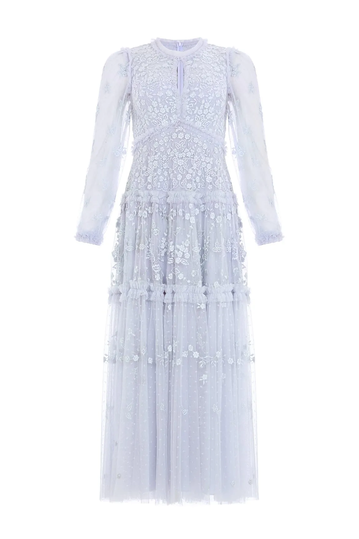 Autumn Lace Long Sleeve Ankle Gown sold by Needle & Thread product image thumbnail 2