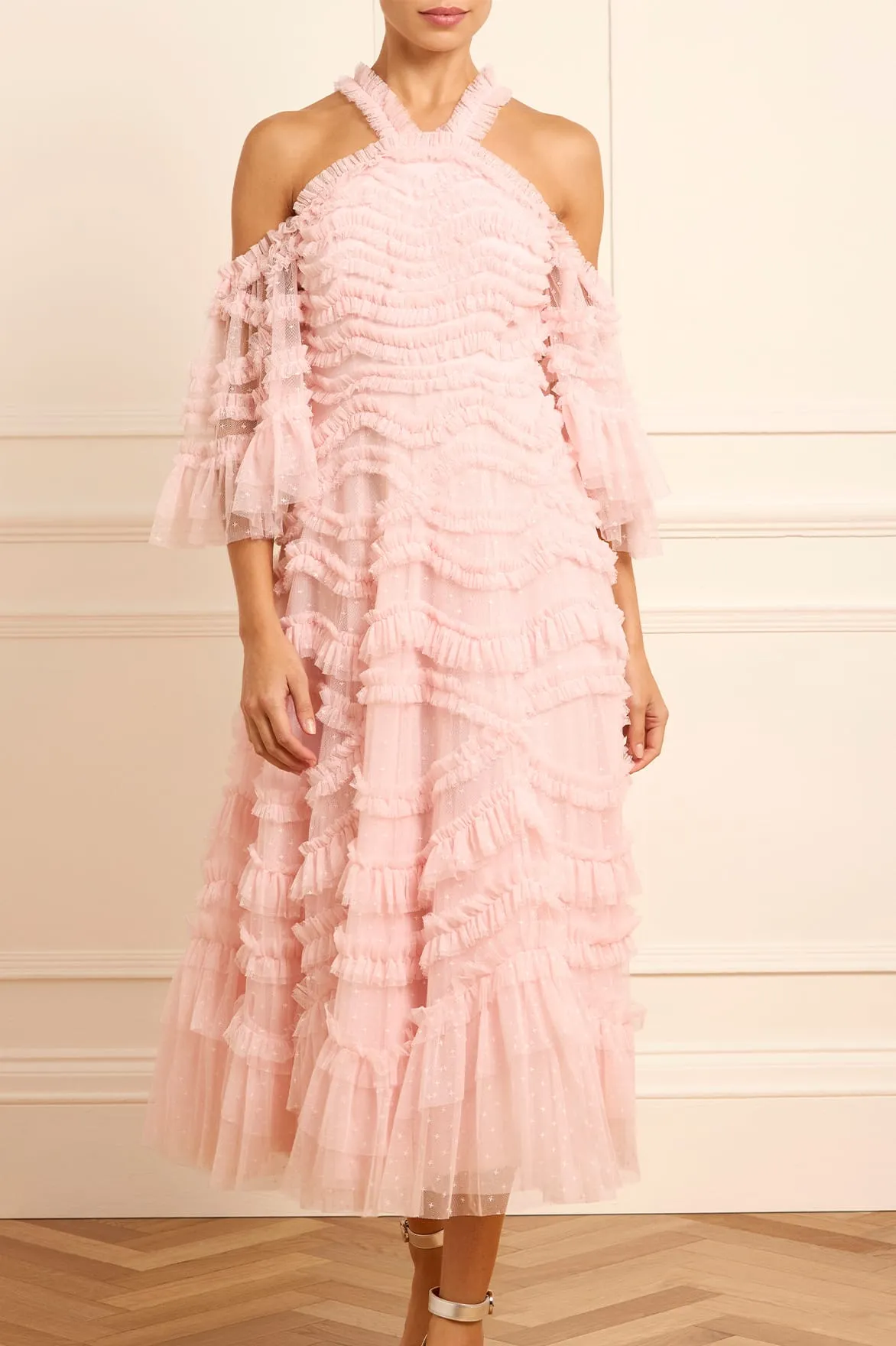 Bronte Off-Shoulder Ballerina Dress sold by Needle & Thread