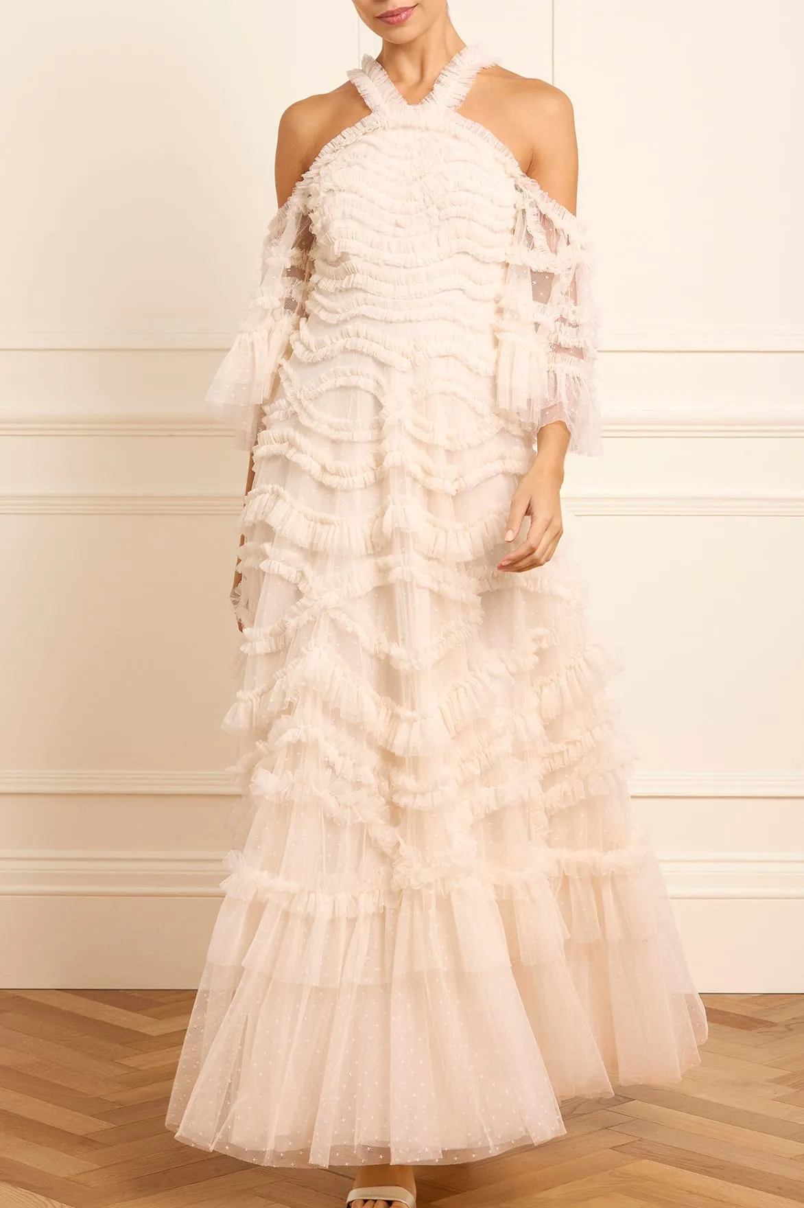 Bronte Off-Shoulder Gown sold by Needle & Thread