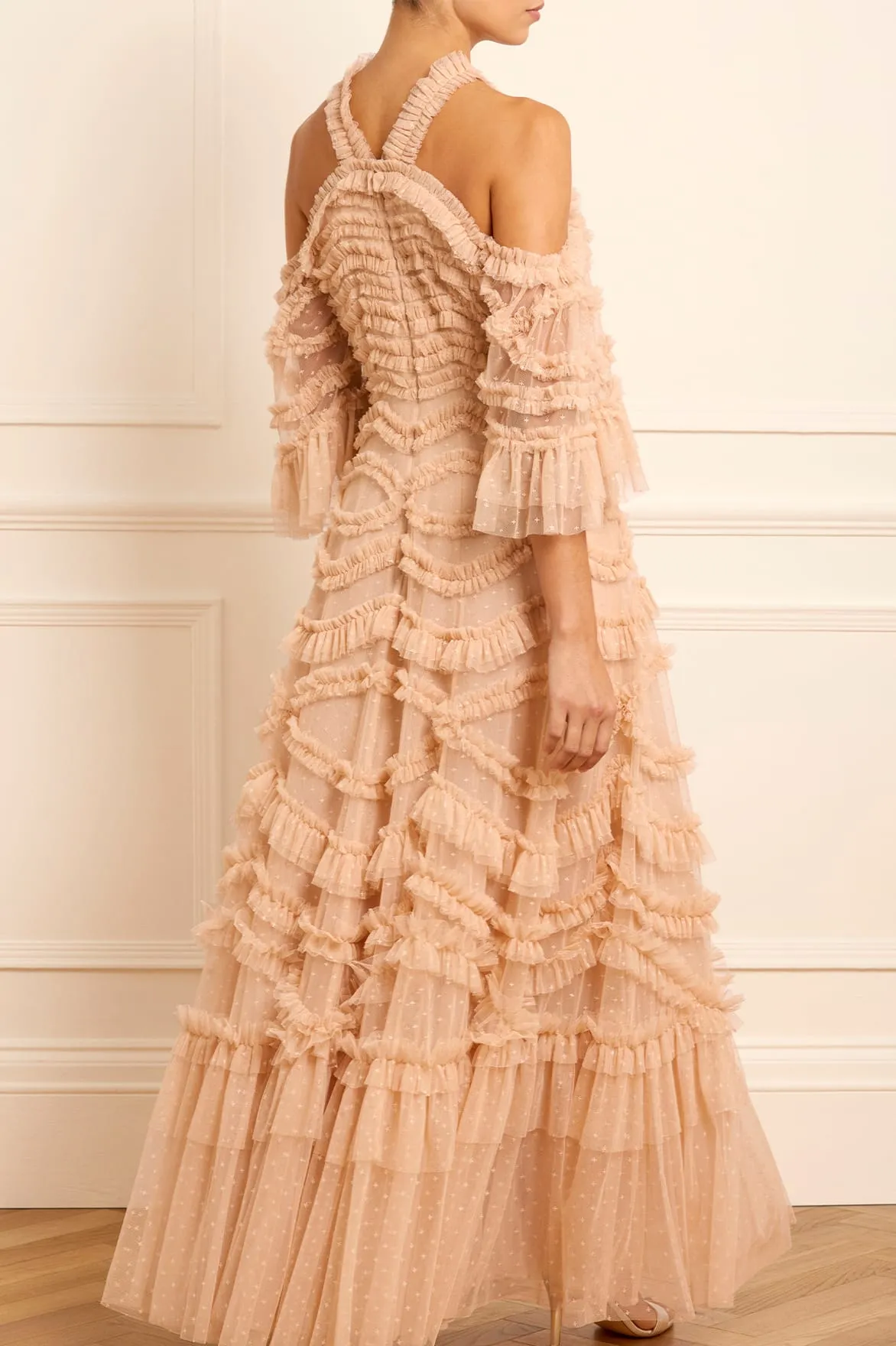 Bronte Off-Shoulder Gown sold by Needle & Thread product image thumbnail 4