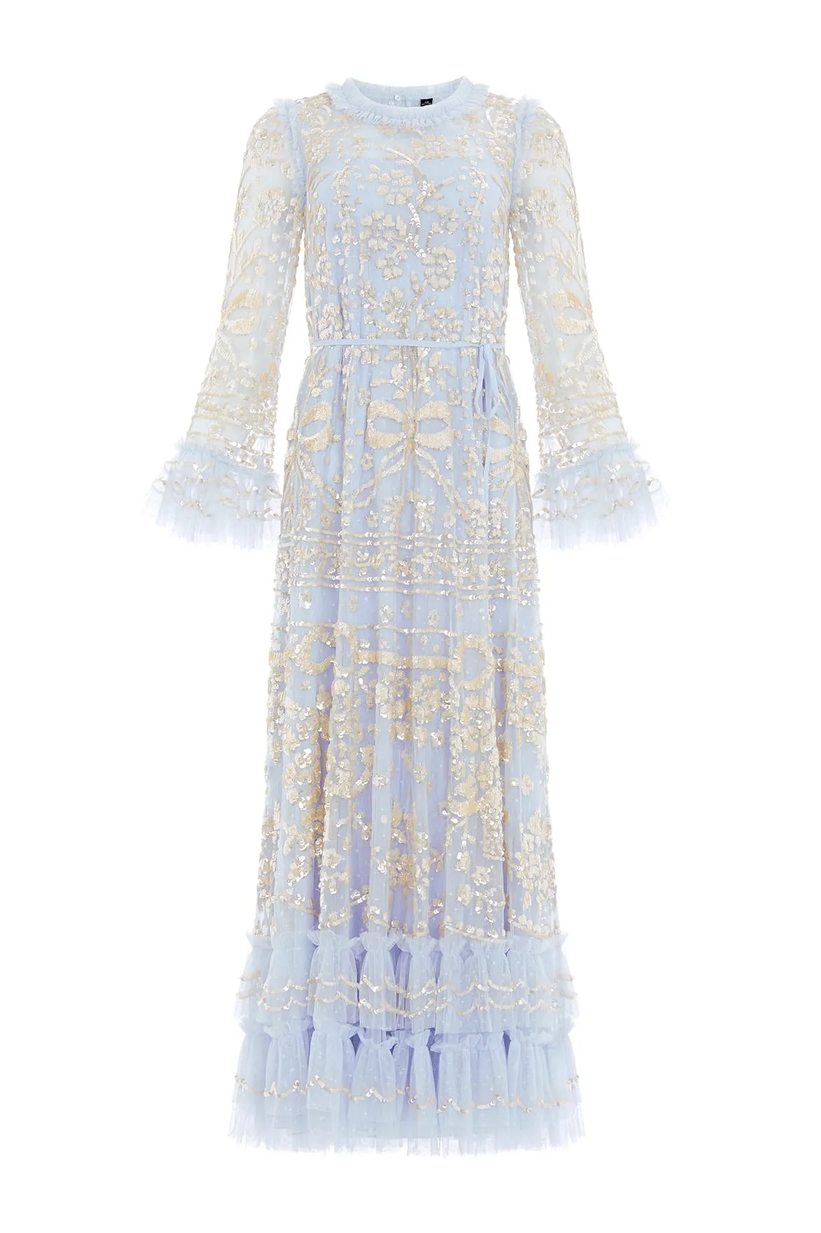 Celia Long Sleeve Ankle Gown sold by Needle & Thread product image thumbnail 2