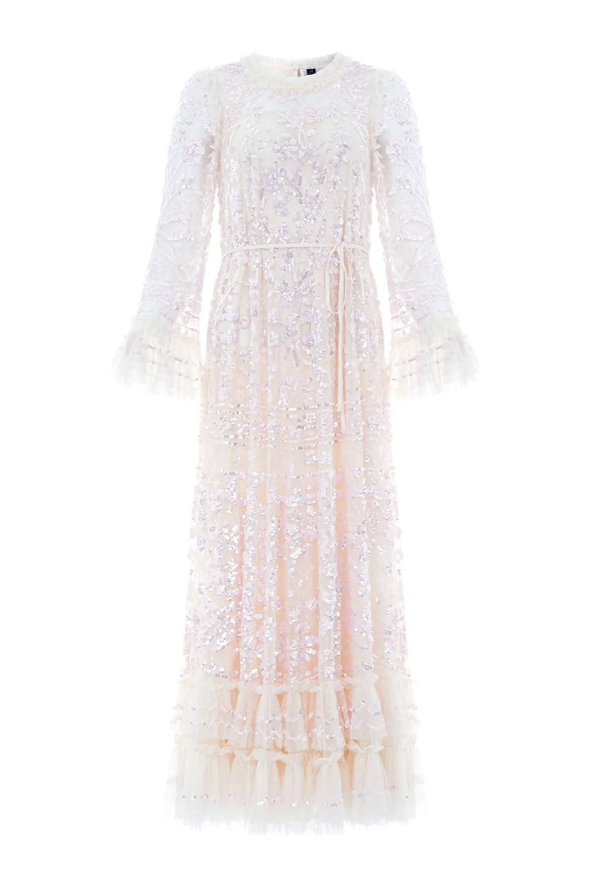 Celia Long Sleeve Ankle Gown sold by Needle & Thread product image thumbnail 2