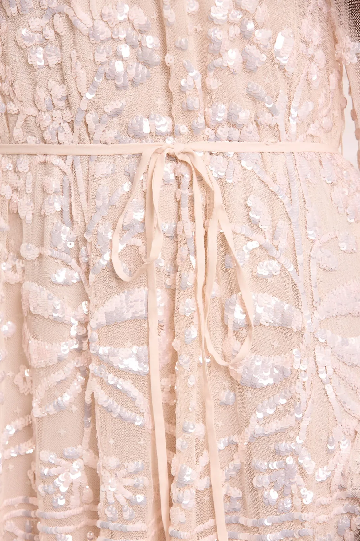 Celia Long Sleeve Ankle Gown sold by Needle & Thread product image thumbnail 3