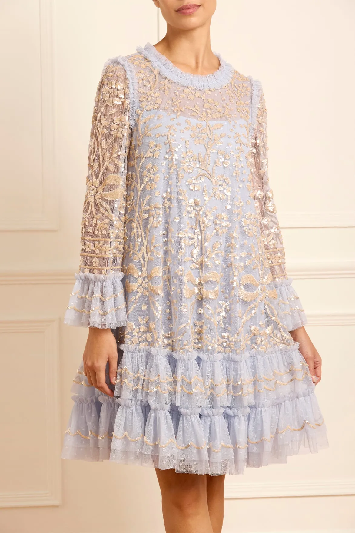 Celia Long Sleeve Mini Dress sold by Needle & Thread