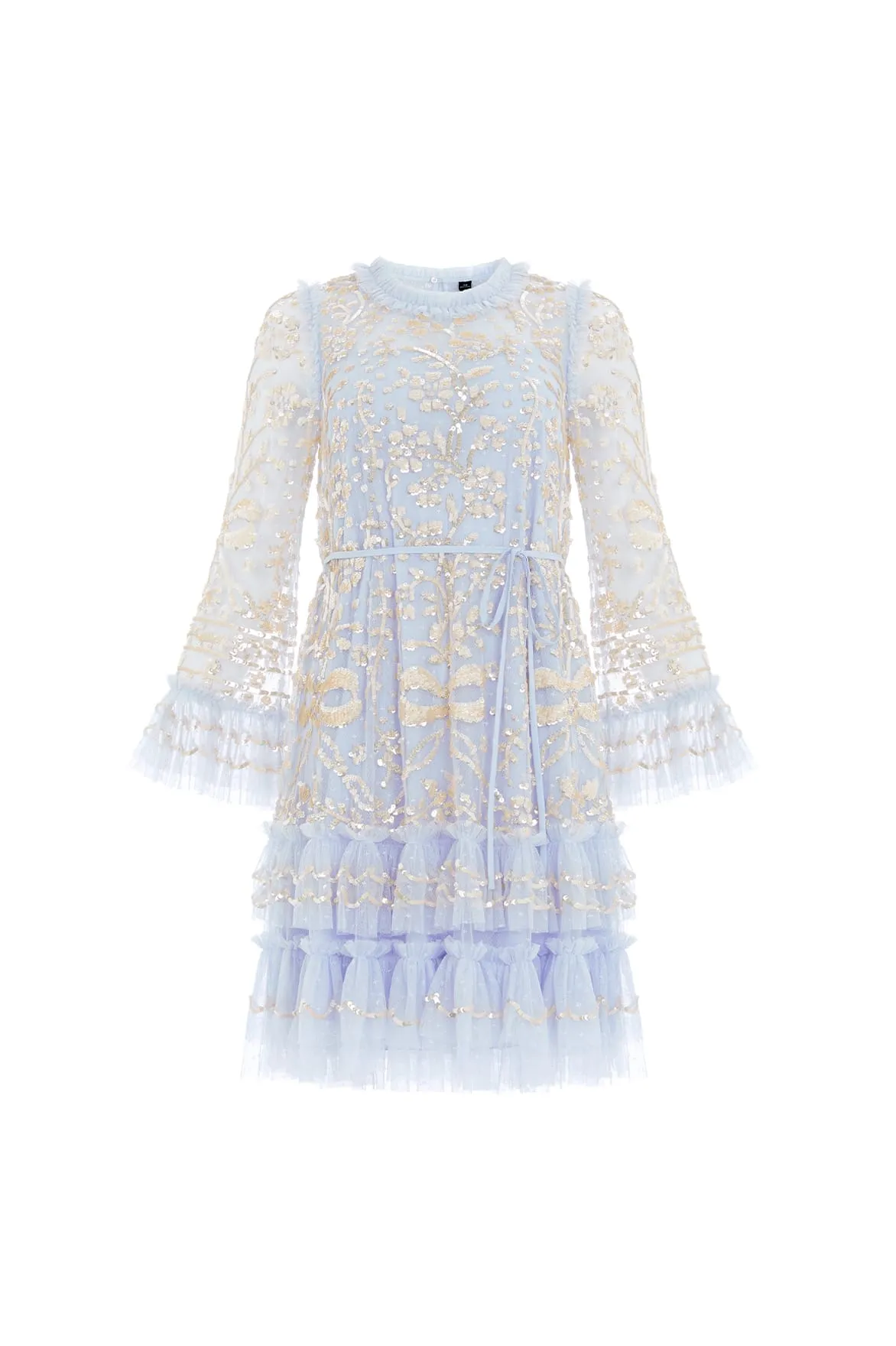 Celia Long Sleeve Mini Dress sold by Needle & Thread product image thumbnail 2