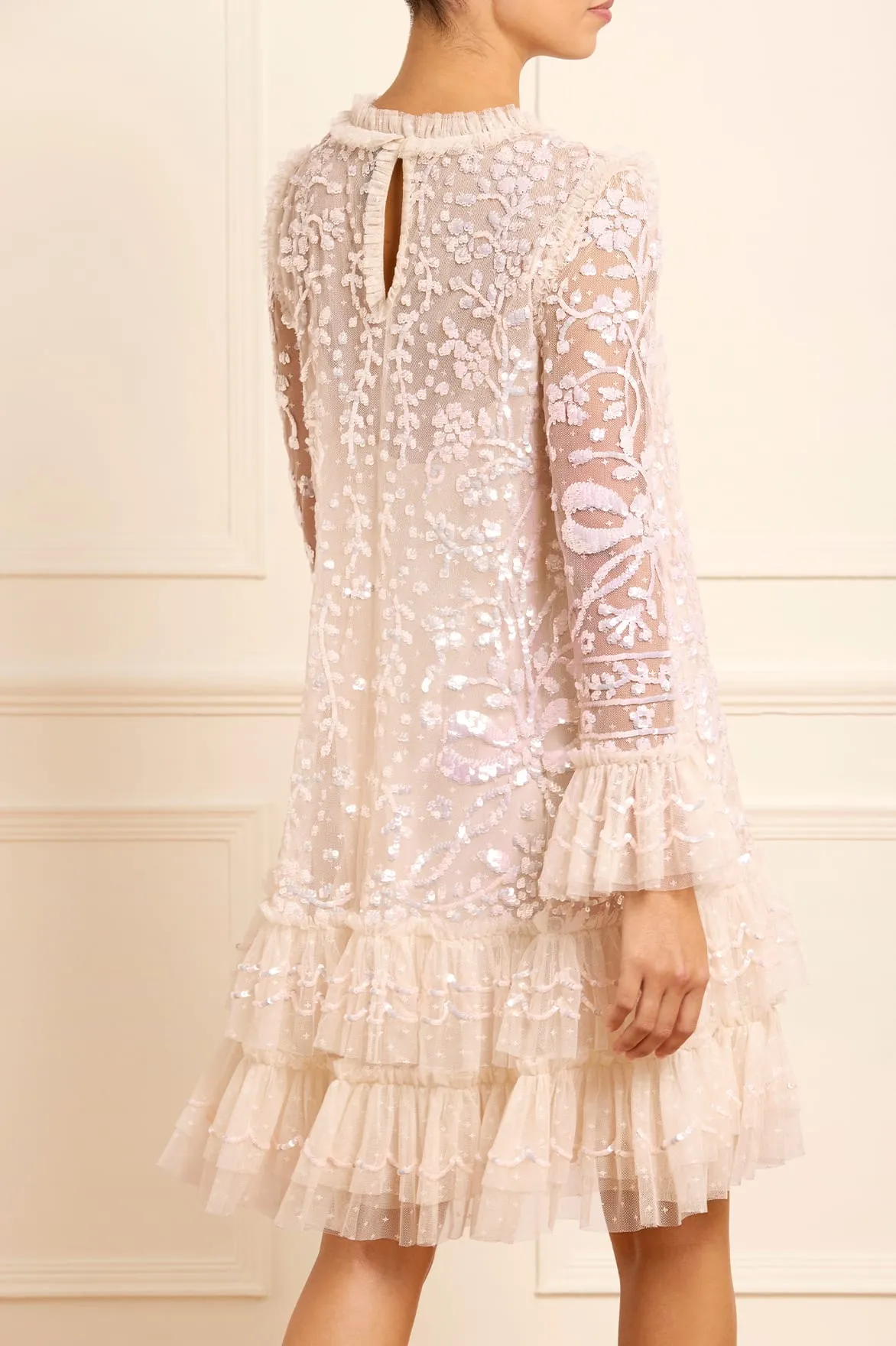 Celia Long Sleeve Mini Dress sold by Needle & Thread product image thumbnail 4