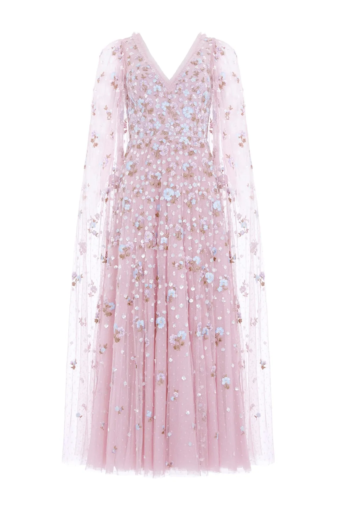 Dahlia Ditsy Ankle Gown sold by Needle & Thread product image thumbnail 2