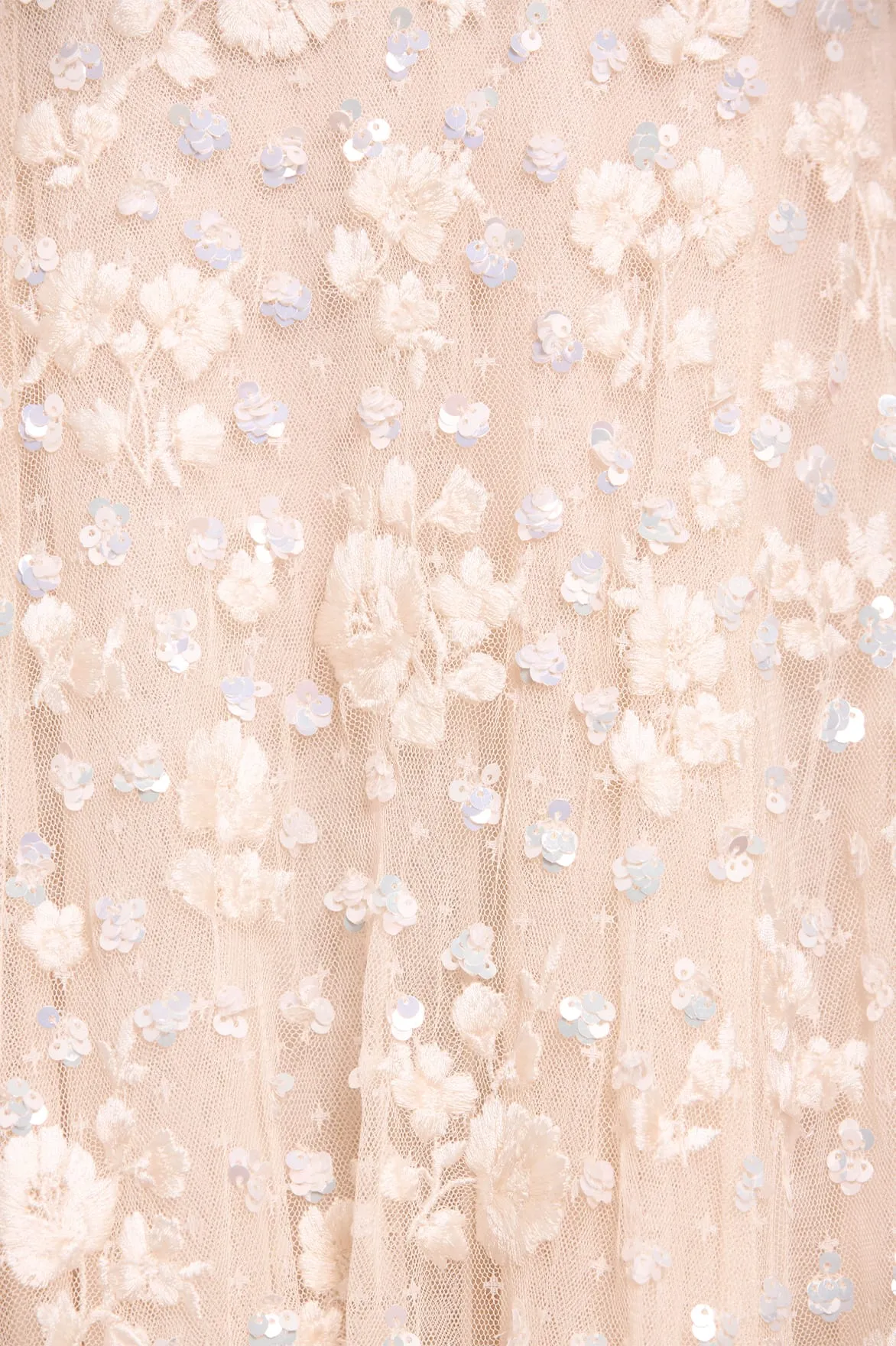 Dahlia Ditsy Short Cape Ankle Gown sold by Needle & Thread product image thumbnail 3