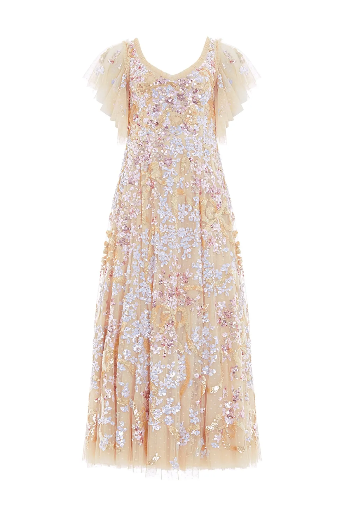 Dancing Ribbon Ankle Gown sold by Needle & Thread product image thumbnail 2