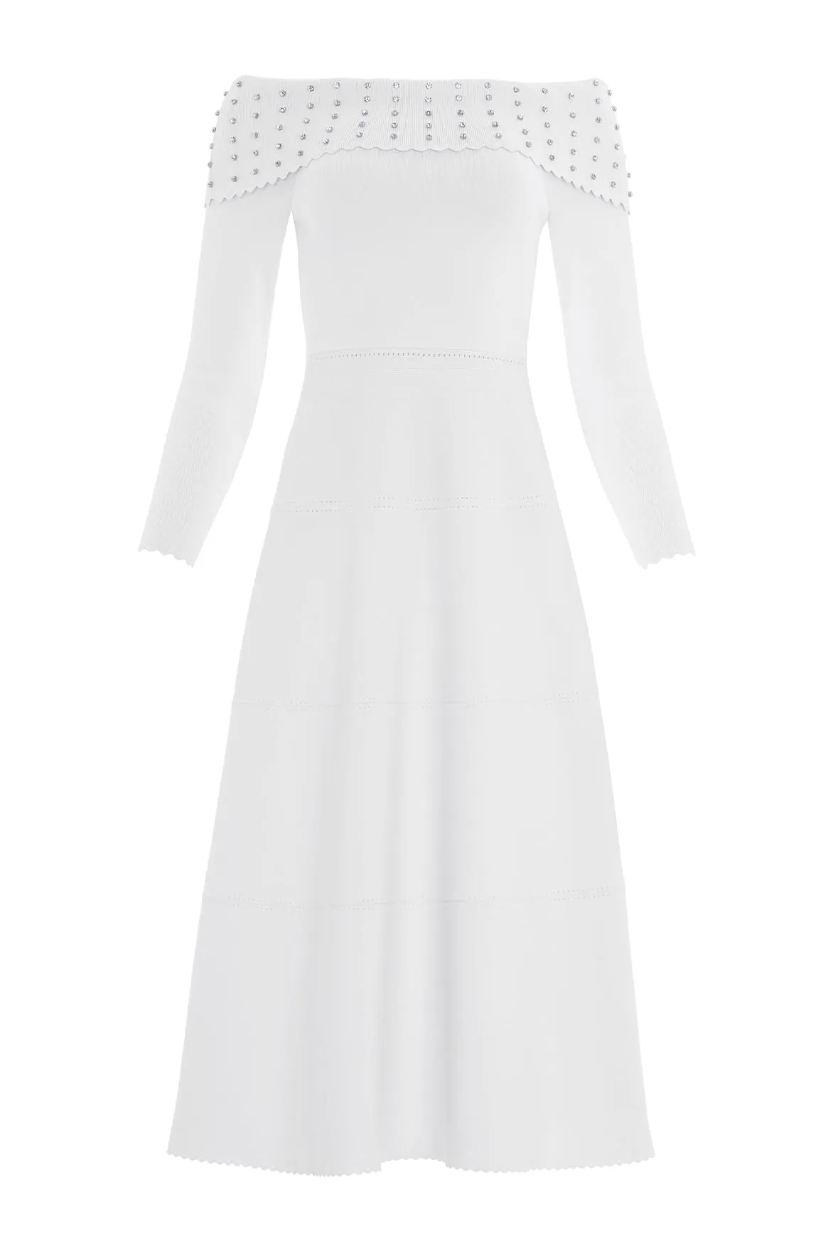 Embellished Bardot Knit Gown sold by Needle & Thread product image thumbnail 2