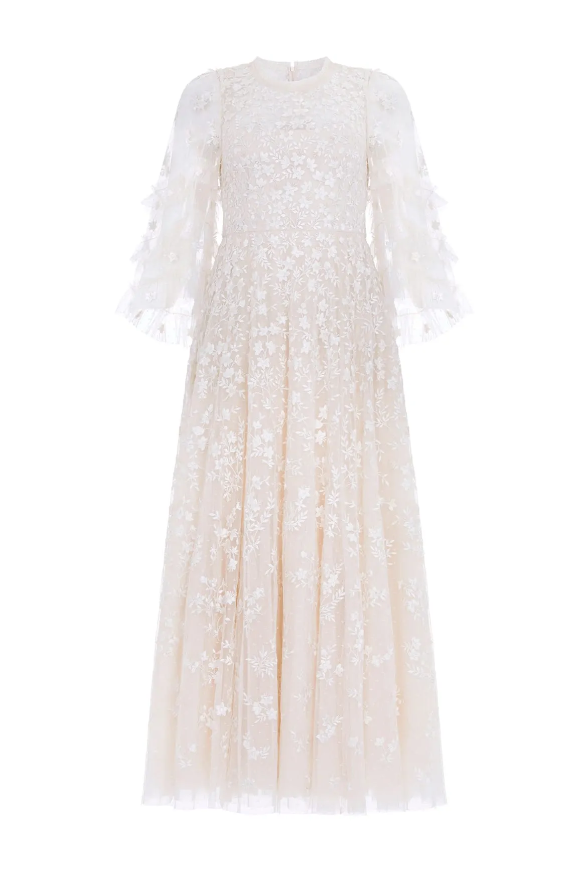 Everett Bloom Round Neck Ankle Gown sold by Needle & Thread product image thumbnail 2