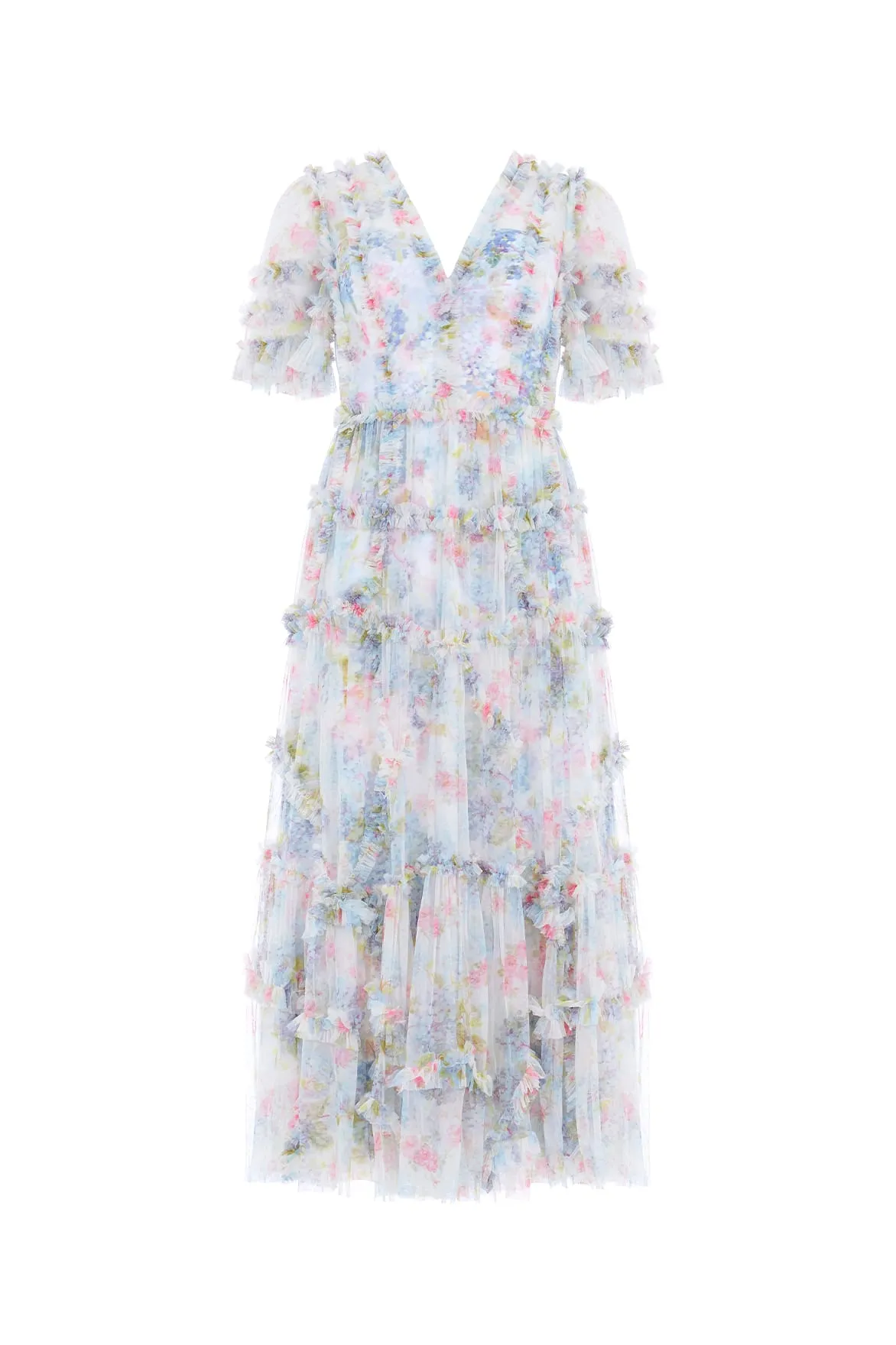 Hydrangea Ruffle Ballerina Dress sold by Needle & Thread product image thumbnail 2