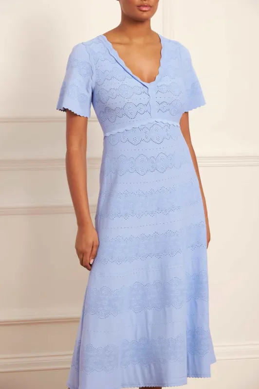 Lace Knit Gown sold by Needle & Thread
