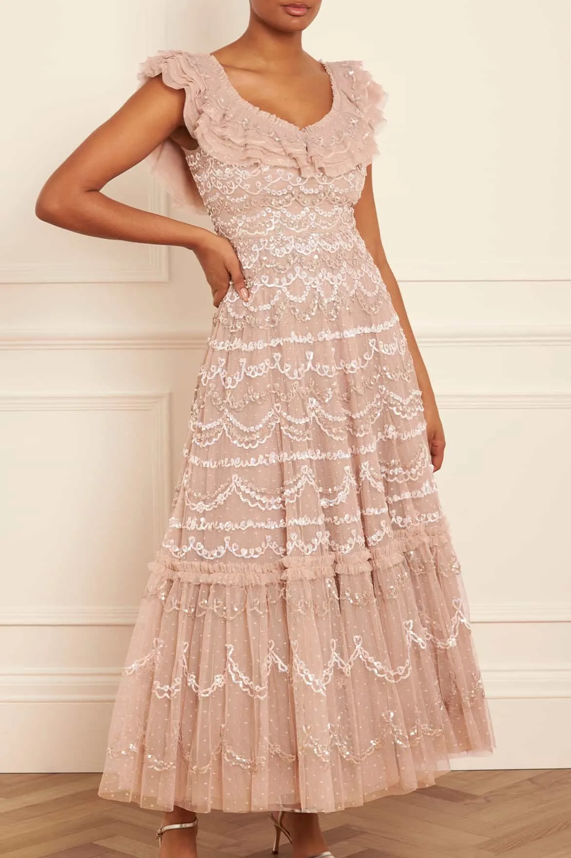 Everthine Ankle Gown sold by Needle & Thread product image thumbnail 2