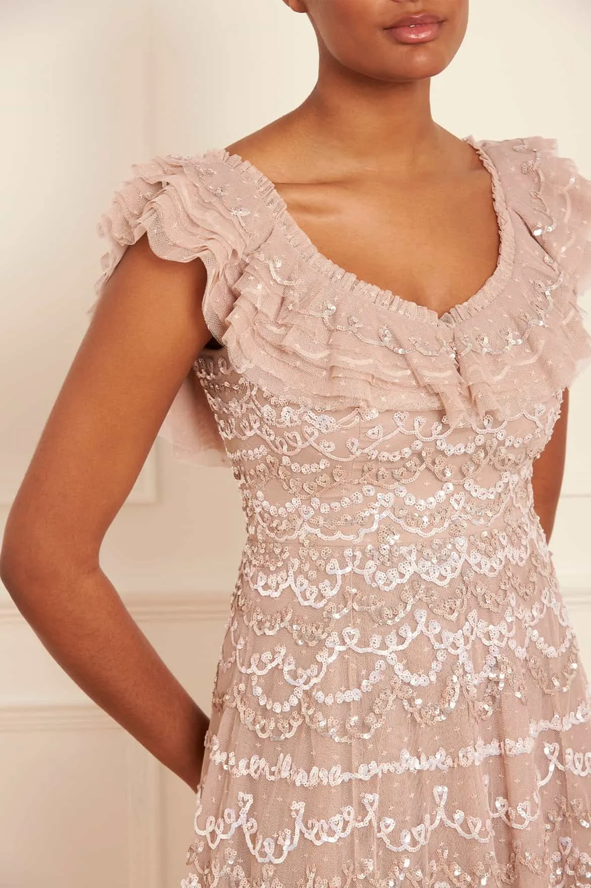 Everthine Ankle Gown sold by Needle & Thread product image thumbnail 4