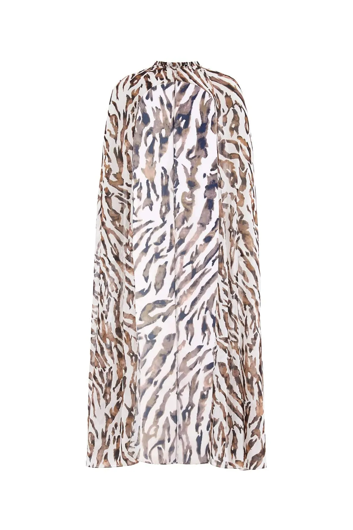 Zebra Chiffon Long Cape sold by Needle & Thread product image thumbnail 2