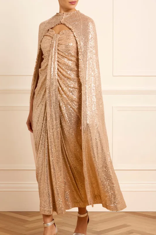 Amora Long Cape sold by Needle & Thread