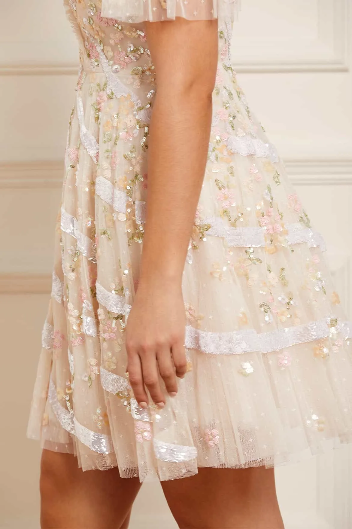 Dianella Sequin Mini Dress sold by Needle & Thread product image thumbnail 5