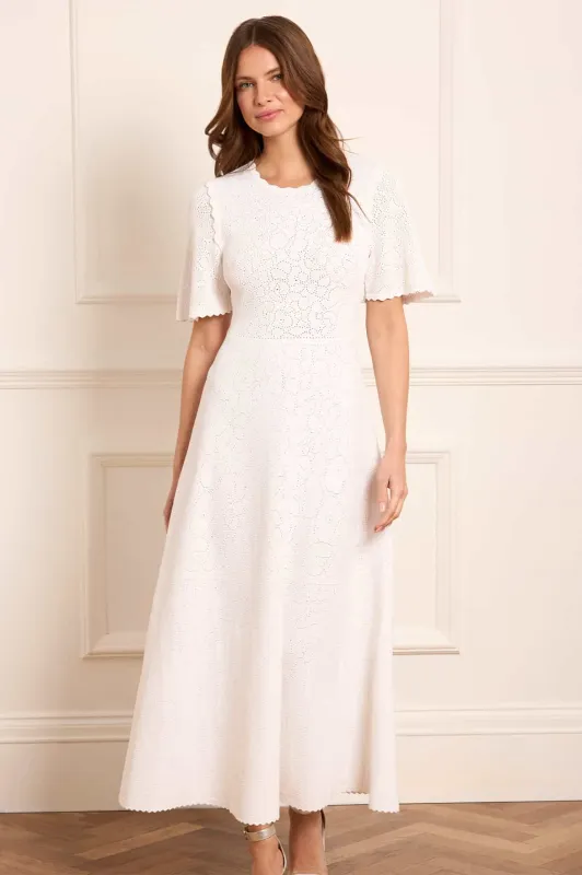 Floral Pointelle Knit Gown made by Needle & Thread