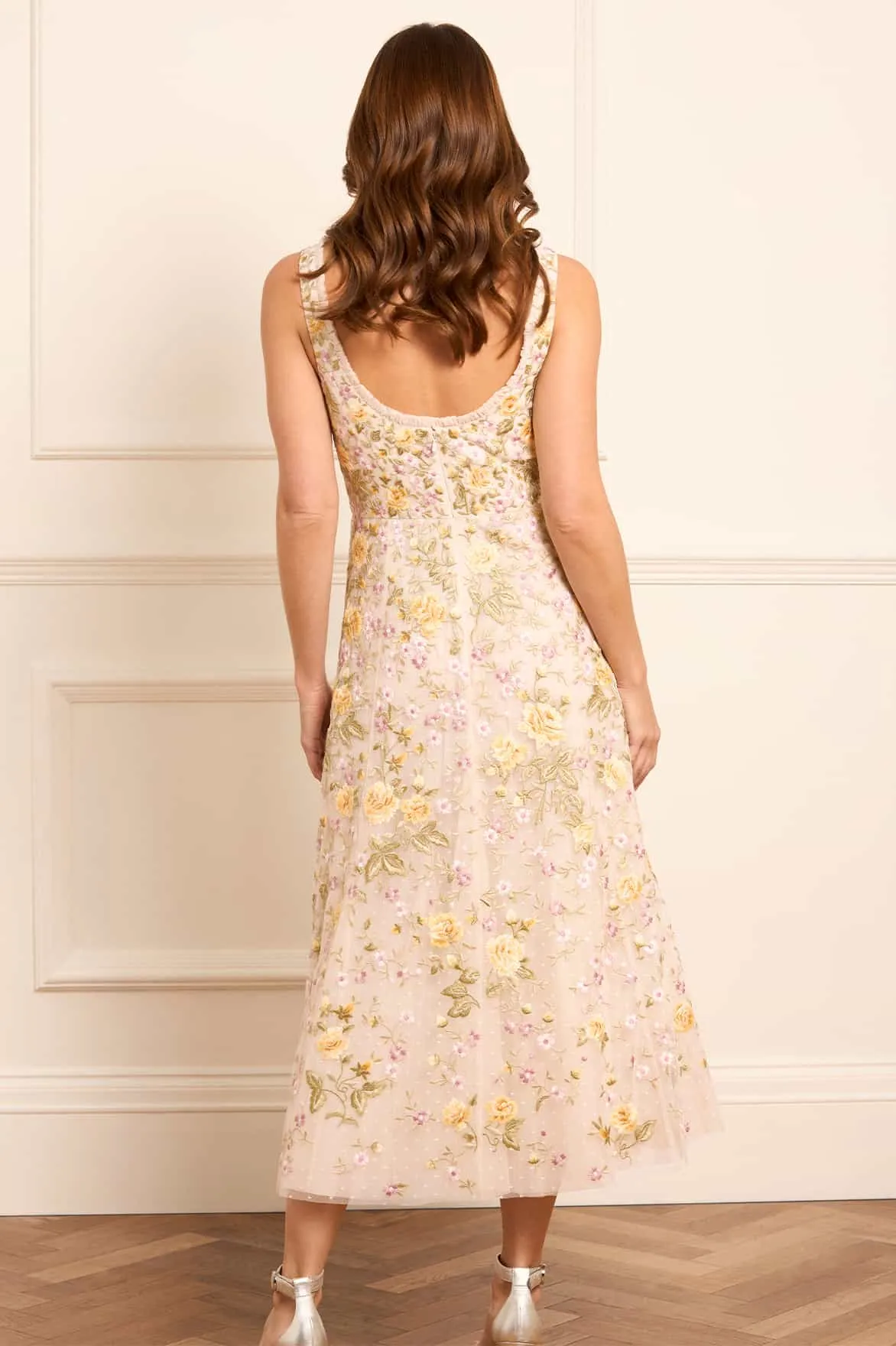 Florine Scoop Neck Ballerina Dress sold by Needle & Thread product image thumbnail 5