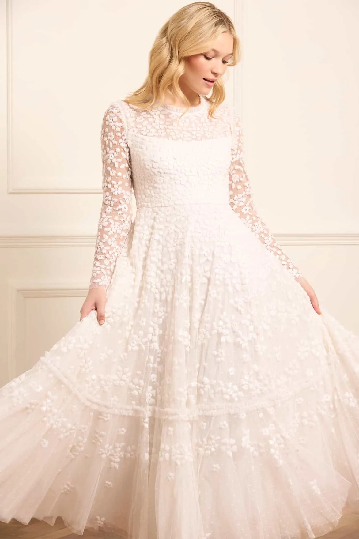 Maeva Ankle Gown sold by Needle & Thread product image thumbnail 3