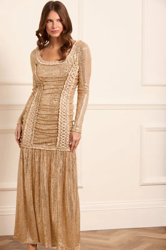 Arabella Long Sleeve Gown sold by Needle & Thread