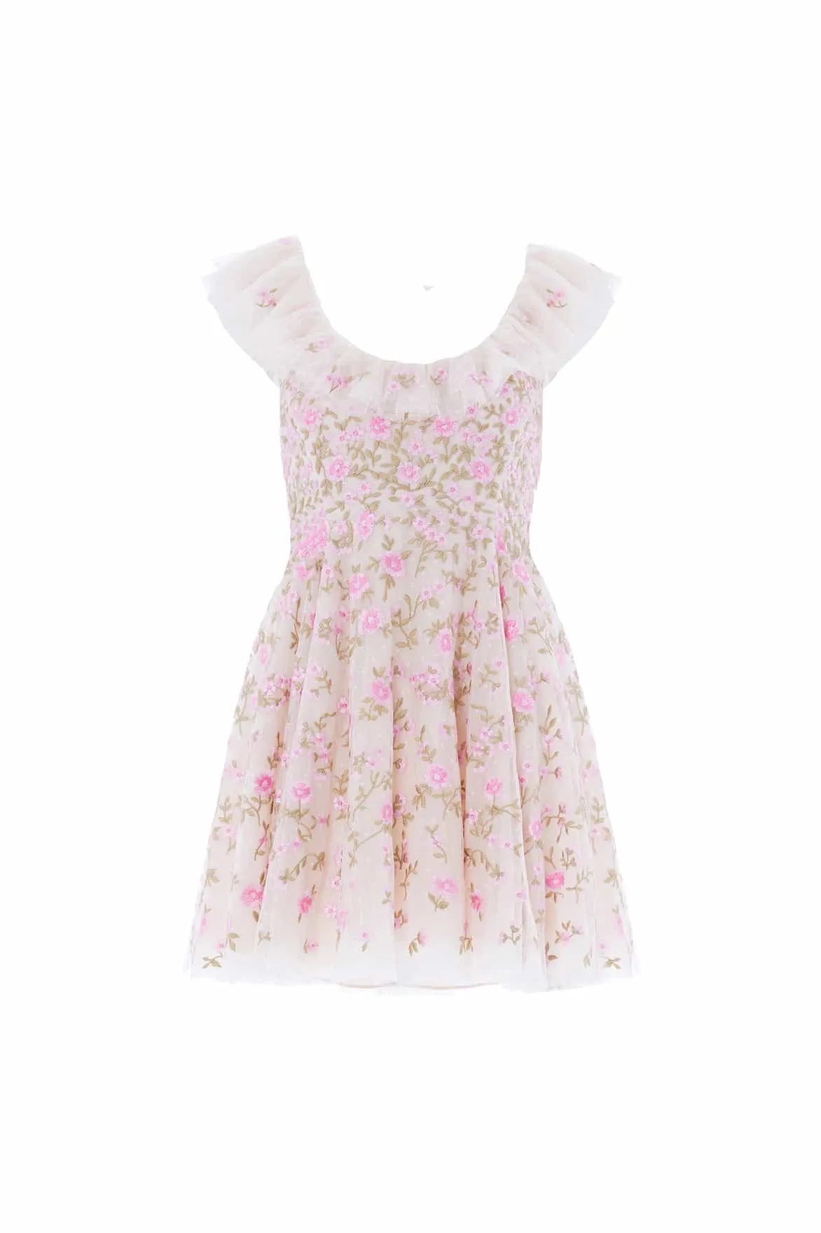 Lea Ditsy Micro Mini Dress sold by Needle & Thread product image thumbnail 2