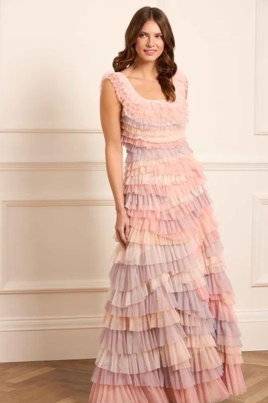 Petra Ruffle Gown made by Needle & Thread