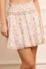 Rose Ditsy Lurex Micro Mini Skirt sold by Needle & Thread