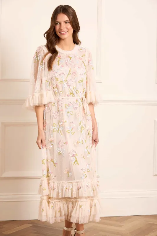 Sequin Dandelion Gloss Ballerina Dress made by Needle & Thread