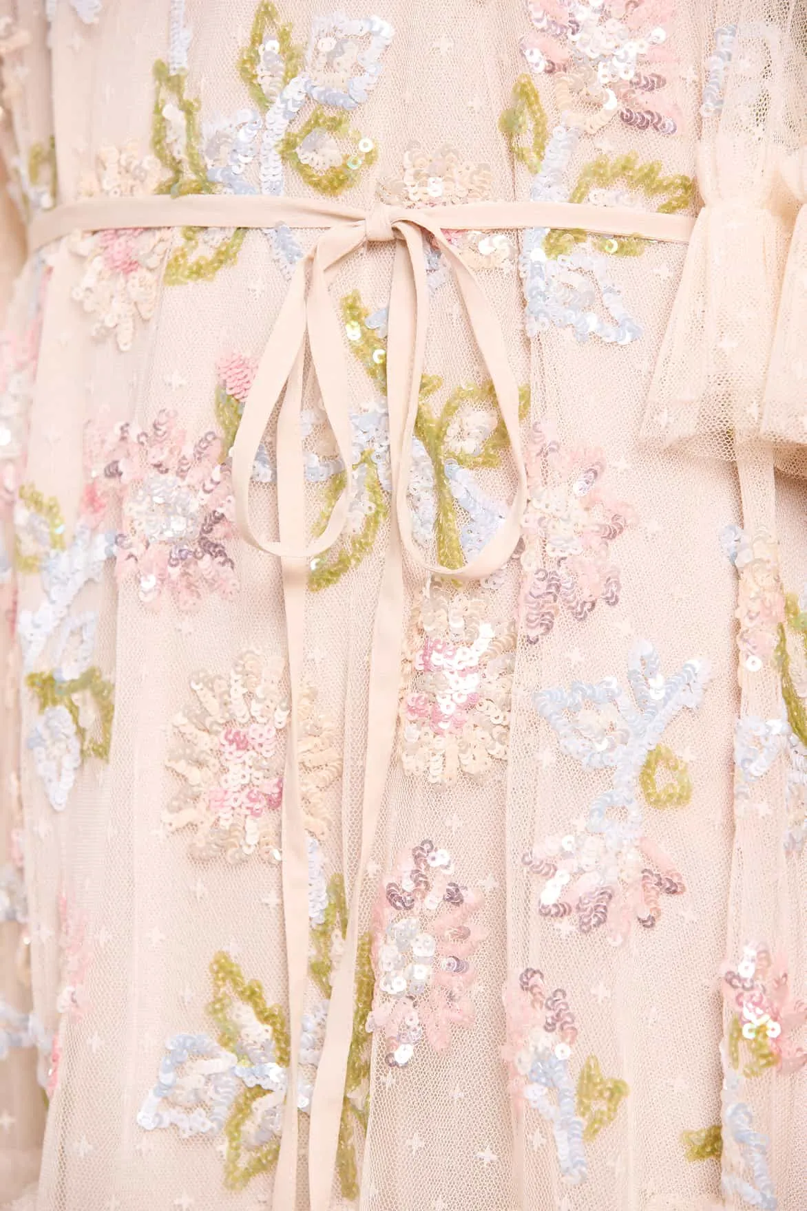 Sequin Dandelion Gloss Mini Dress sold by Needle & Thread product image thumbnail 4