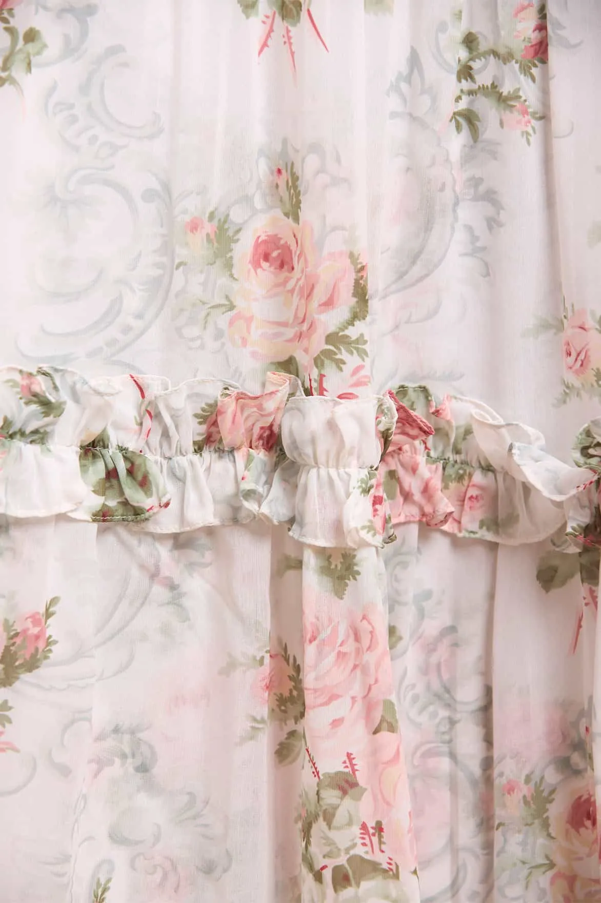 Madame Rose Carla Chiffon Ankle Gown sold by Needle & Thread product image thumbnail 4