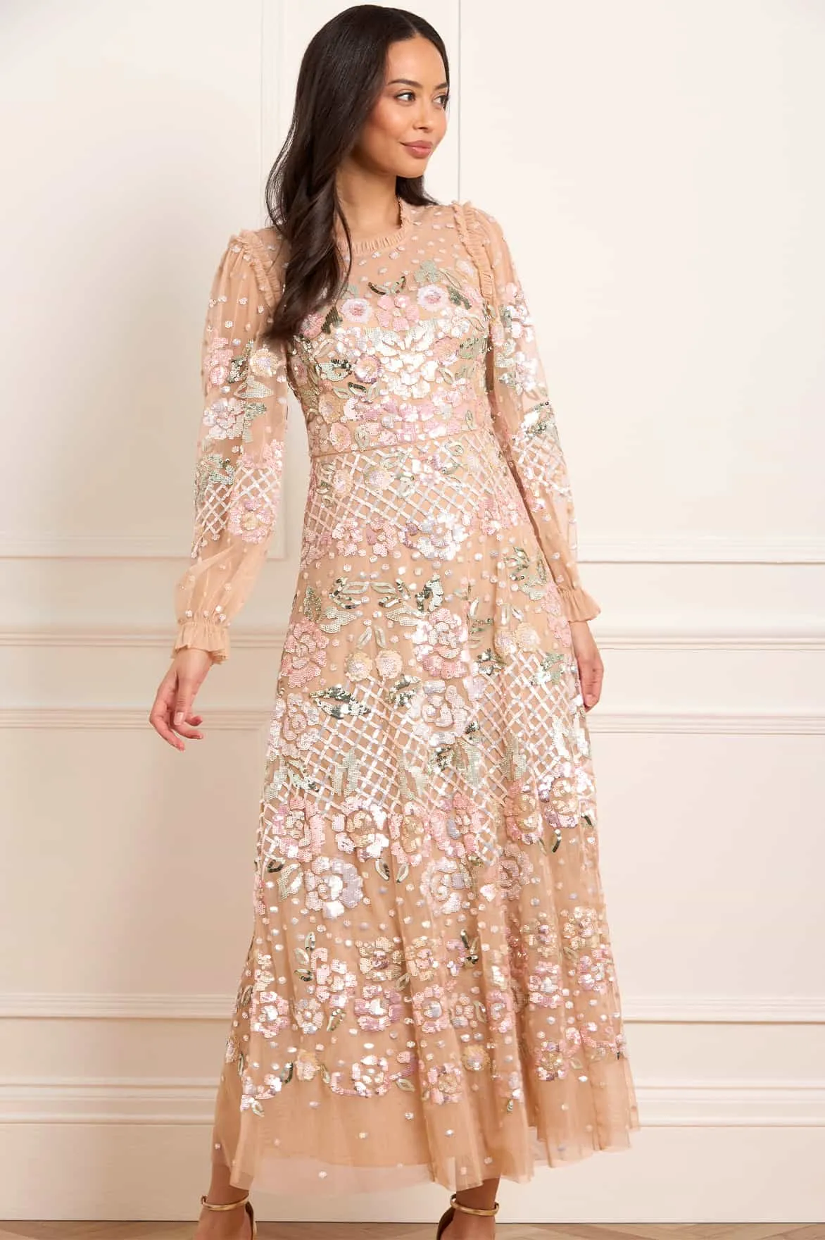 Rosalie Ankle Gown sold by Needle & Thread