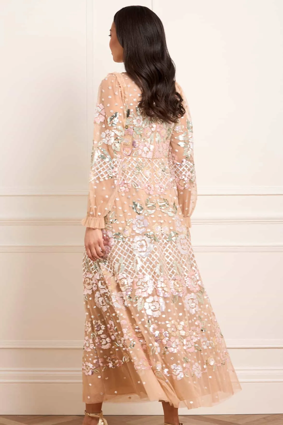 Rosalie Ankle Gown sold by Needle & Thread product image thumbnail 4