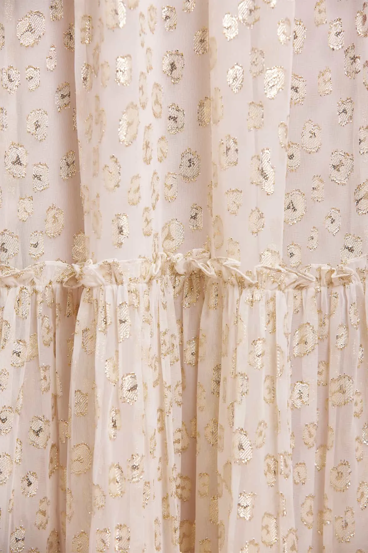 Harper Lurex Cape Ankle Gown sold by Needle & Thread product image thumbnail 5