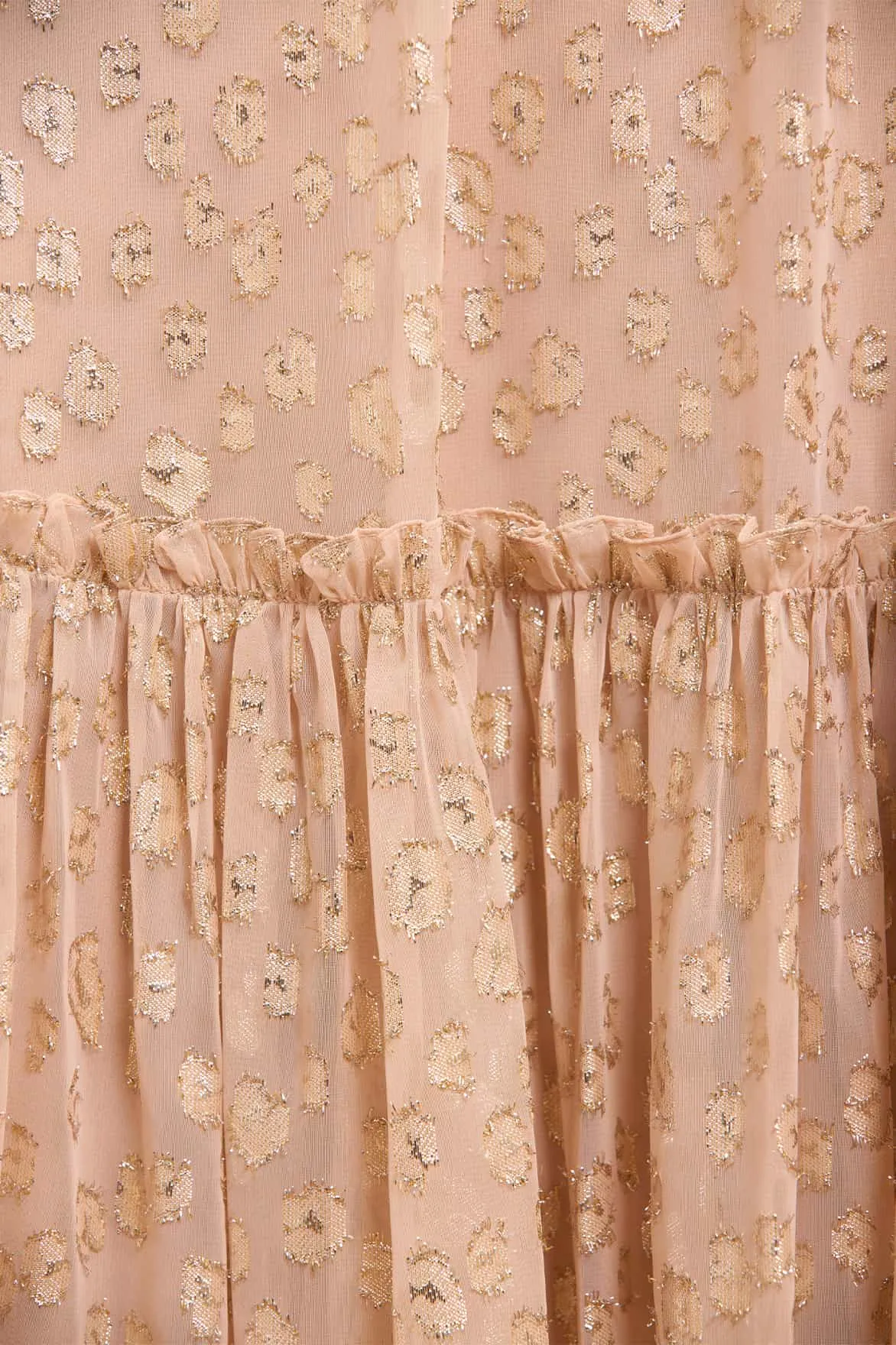 Harper Lurex Cape Ankle Gown sold by Needle & Thread product image thumbnail 4