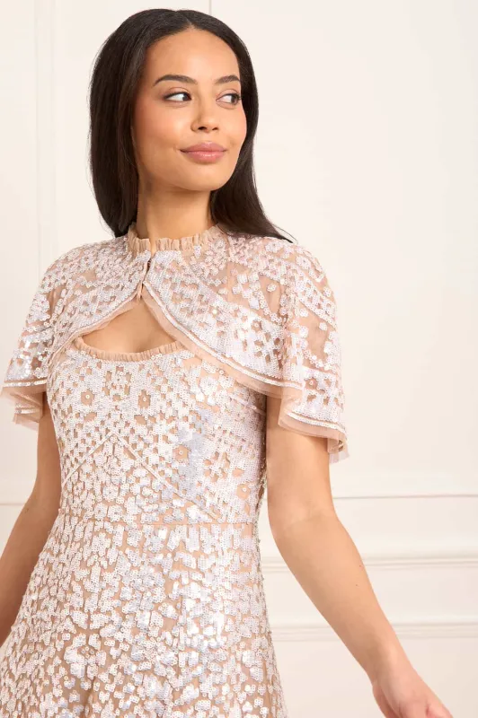 Aurora Short Cape made by Needle & Thread