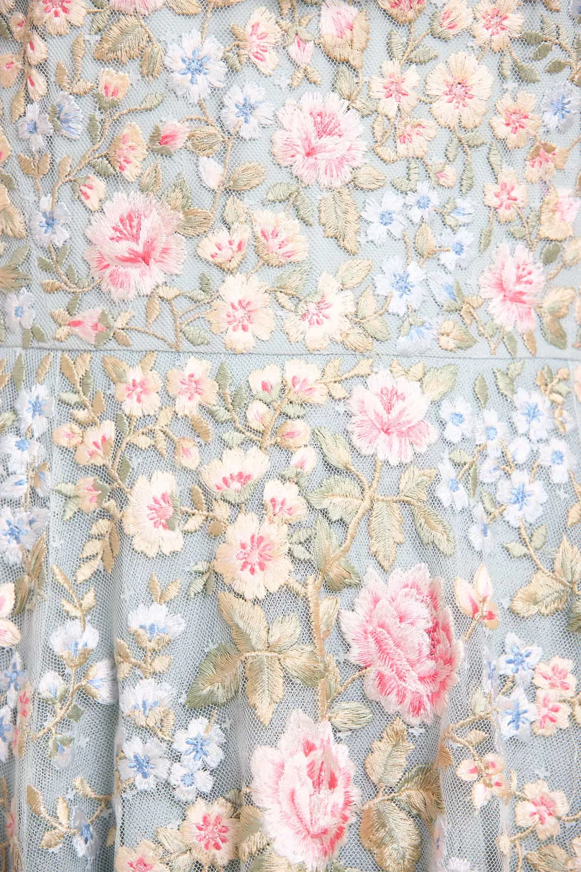 Antoinettes Floral Off-Shoulder Micro Mini Dress sold by Needle & Thread product image thumbnail 3