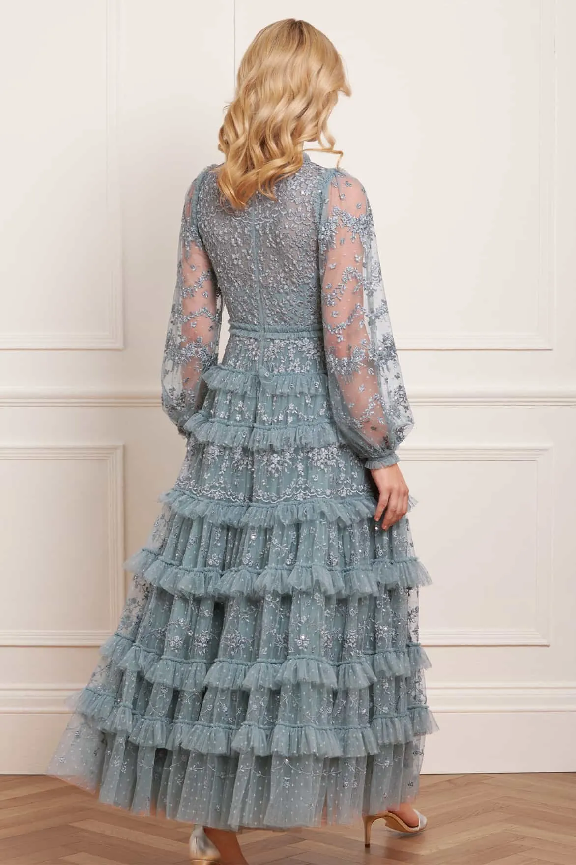 Blossom Lace Ankle Gown sold by Needle & Thread product image thumbnail 4