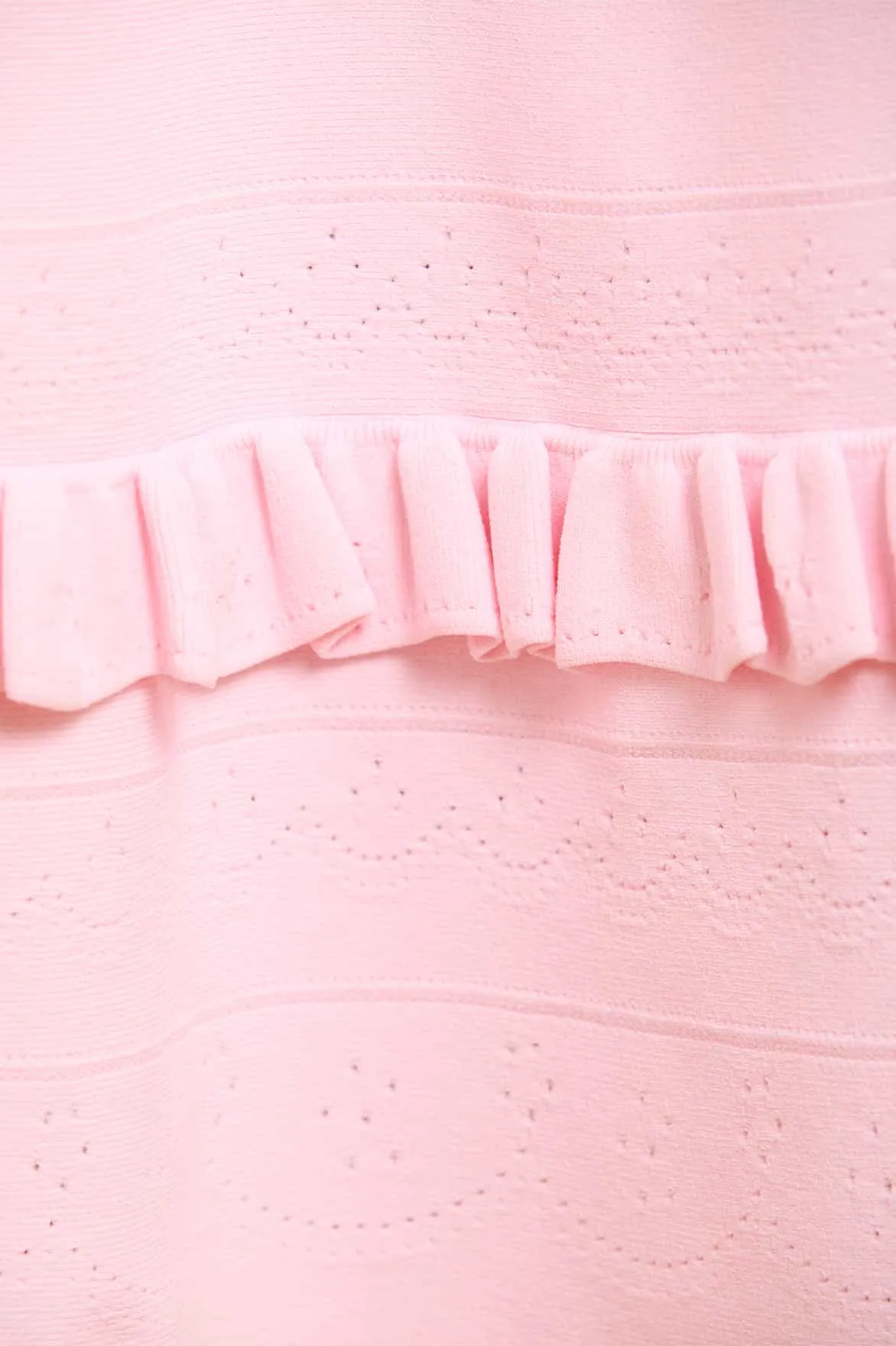 Pointelle Trim Knit Skirt sold by Needle & Thread product image thumbnail 4