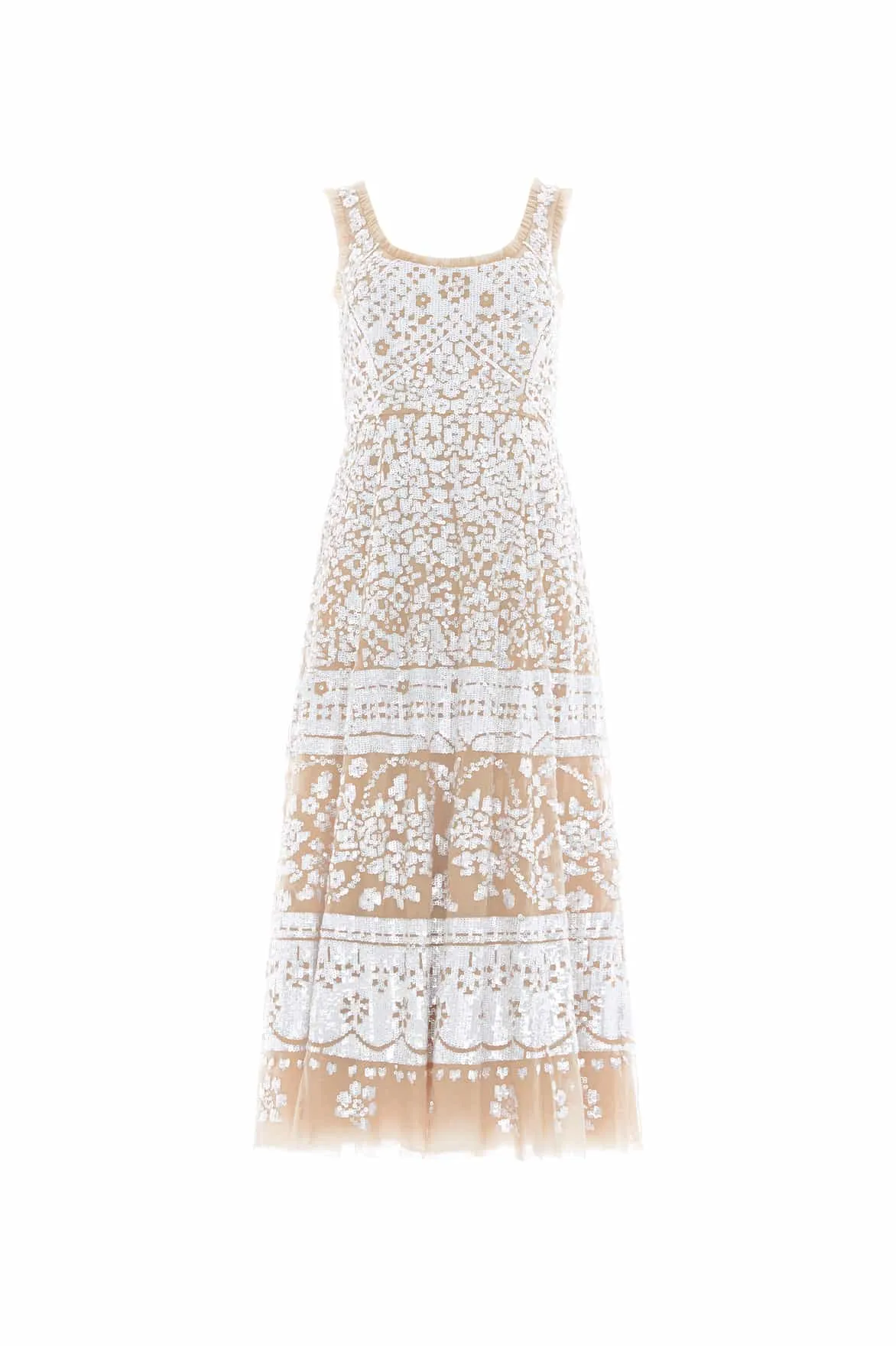 Aurora Scoop Neck Ballerina Dress sold by Needle & Thread product image thumbnail 2