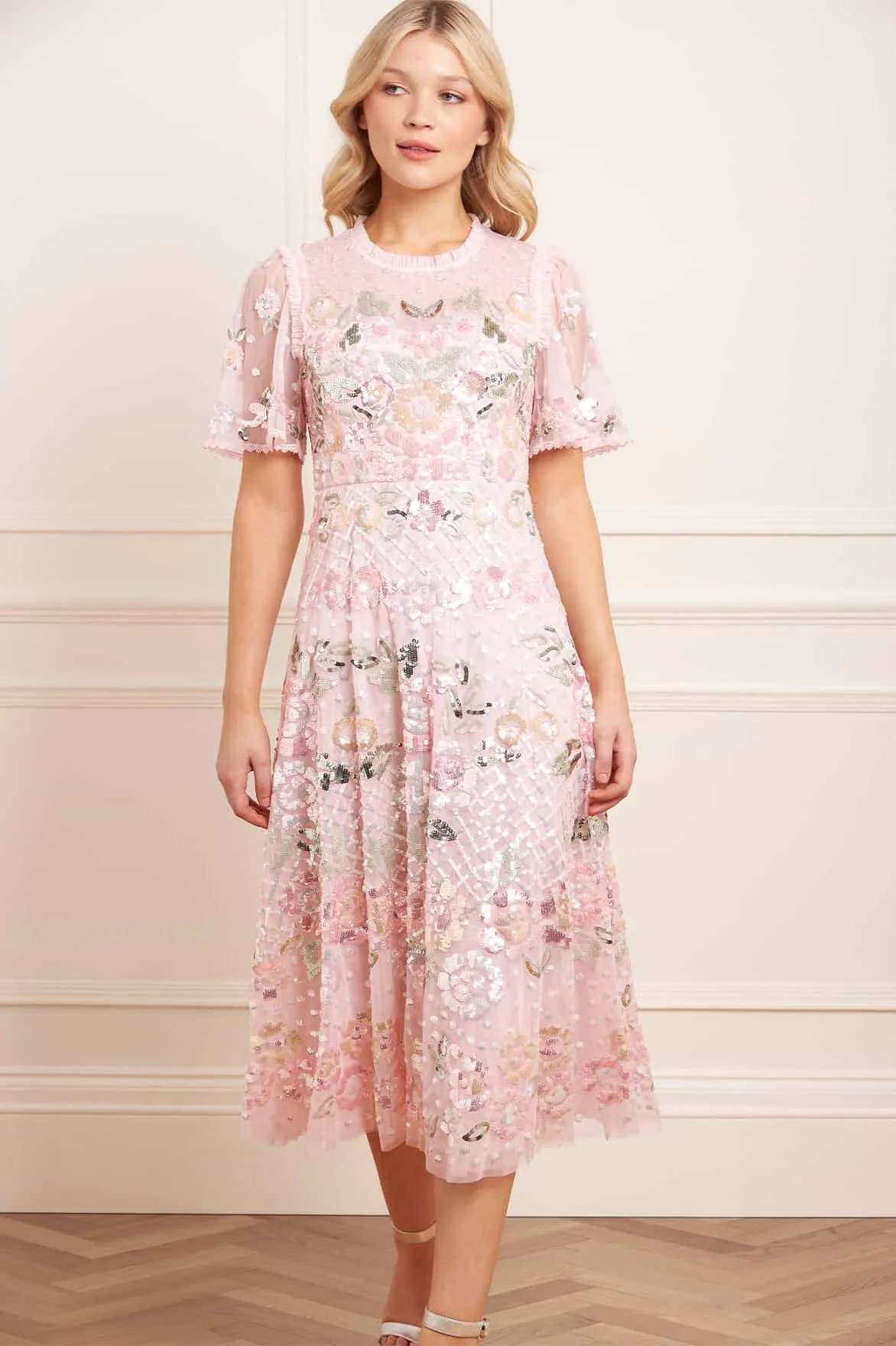 Rosalie Short Sleeve Ballerina Dress sold by Needle & Thread