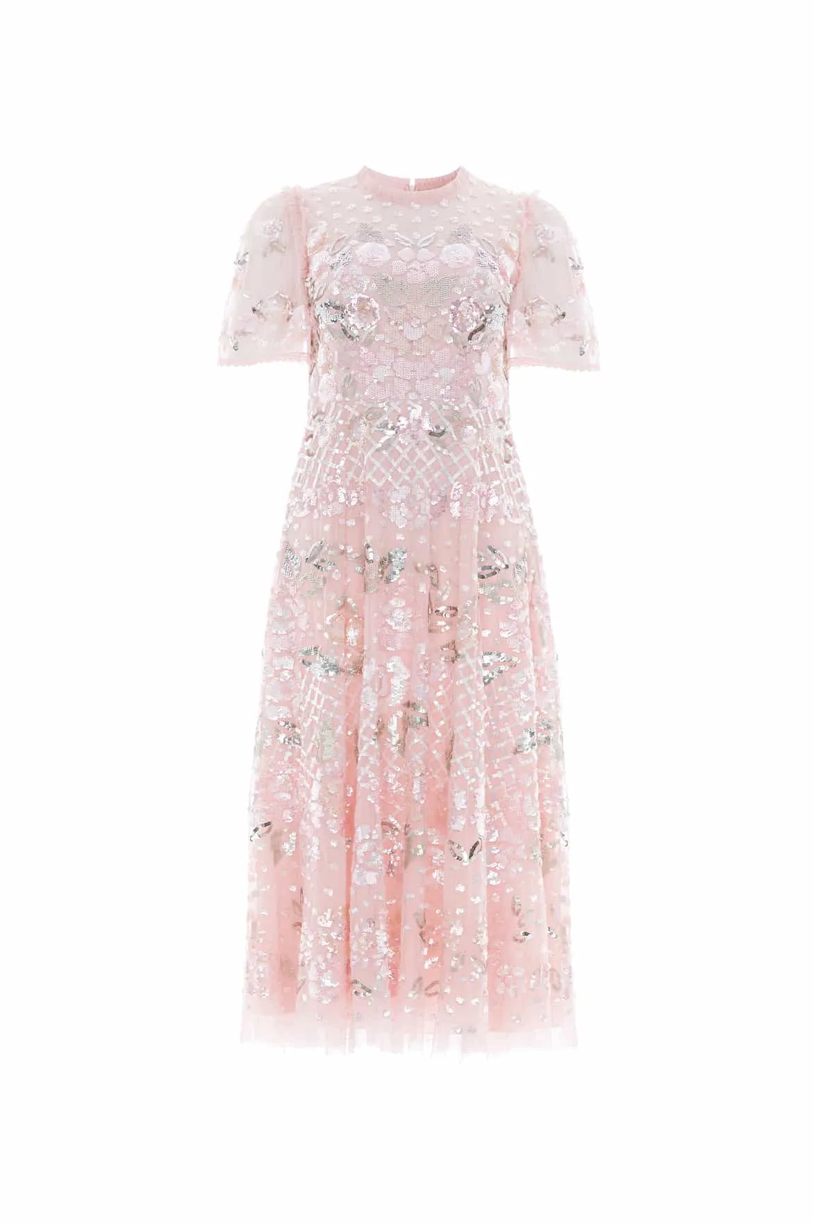 Rosalie Short Sleeve Ballerina Dress sold by Needle & Thread product image thumbnail 2