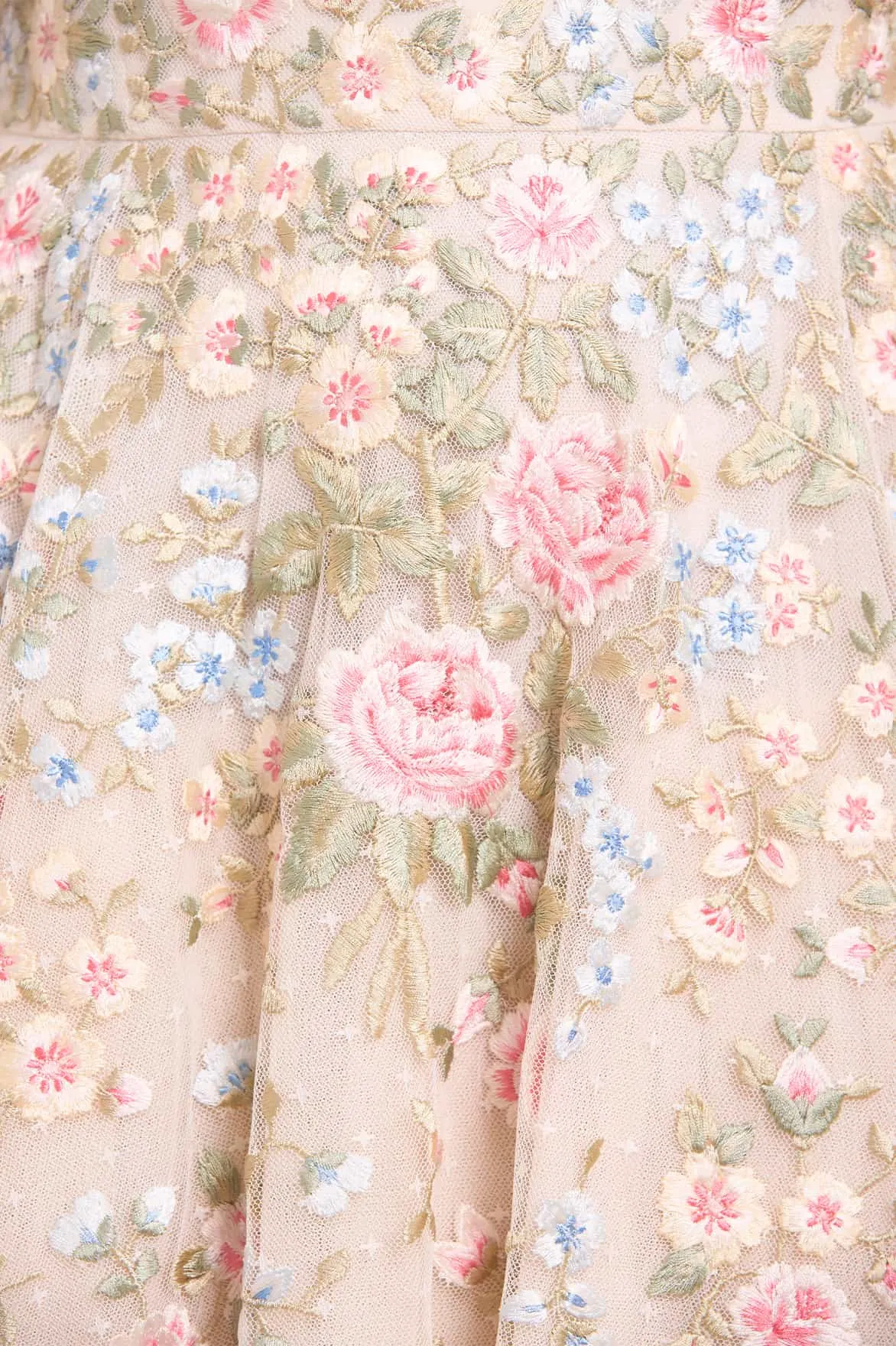 Antoinettes Floral Off-Shoulder Micro Mini Dress sold by Needle & Thread product image thumbnail 4