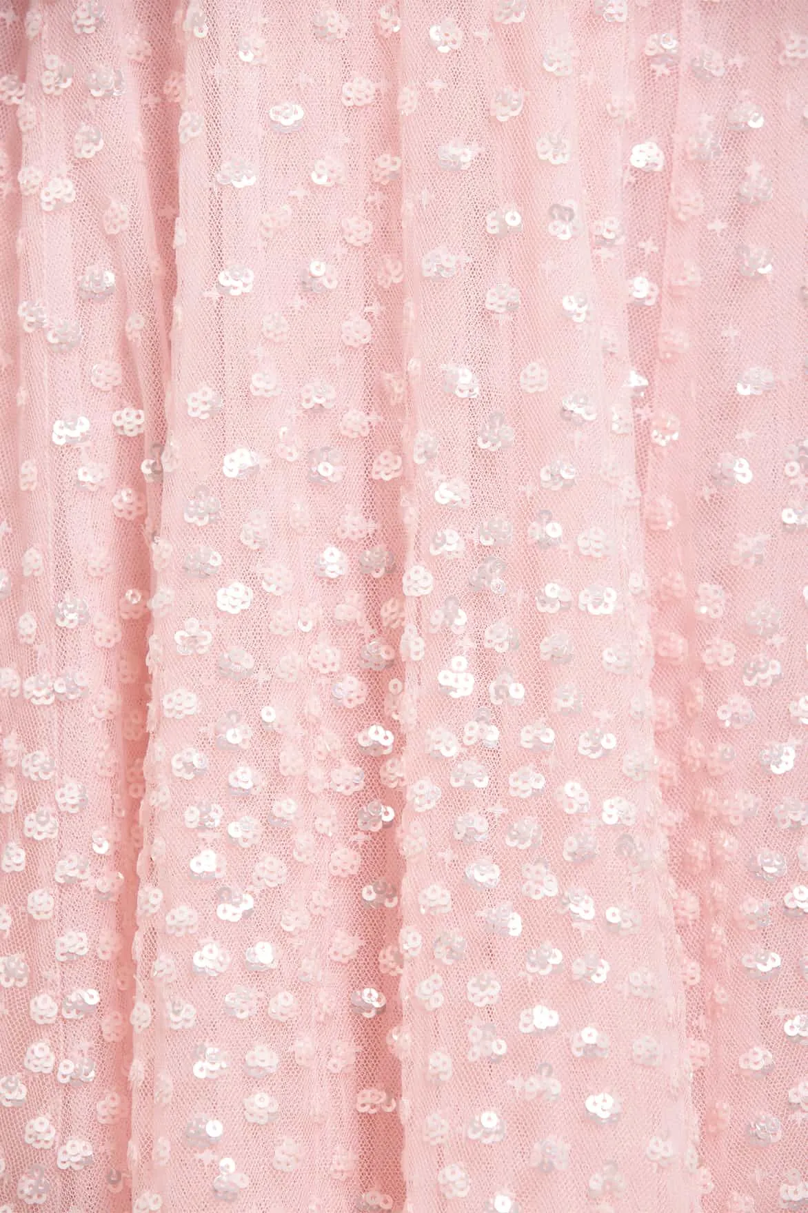 Scatter Dot Cape Sleeve Ankle Gown sold by Needle & Thread product image thumbnail 5