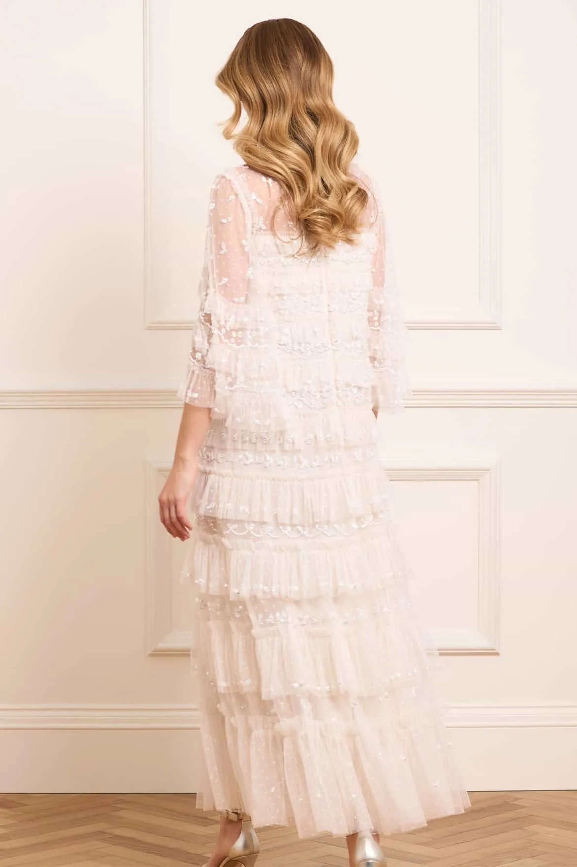 Emily Lace Ankle Gown sold by Needle & Thread product image thumbnail 5