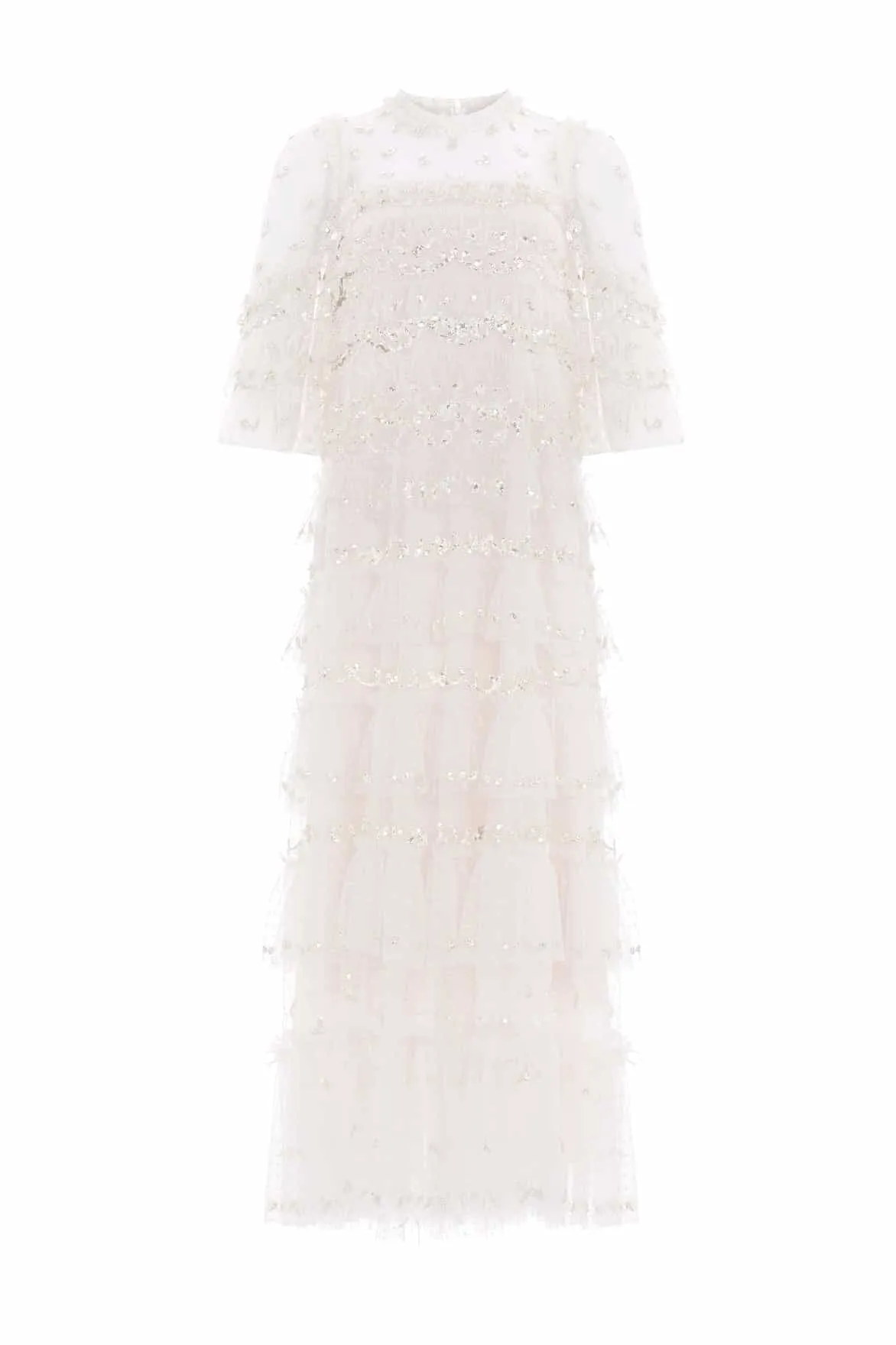 Emily Lace Ankle Gown sold by Needle & Thread product image thumbnail 2