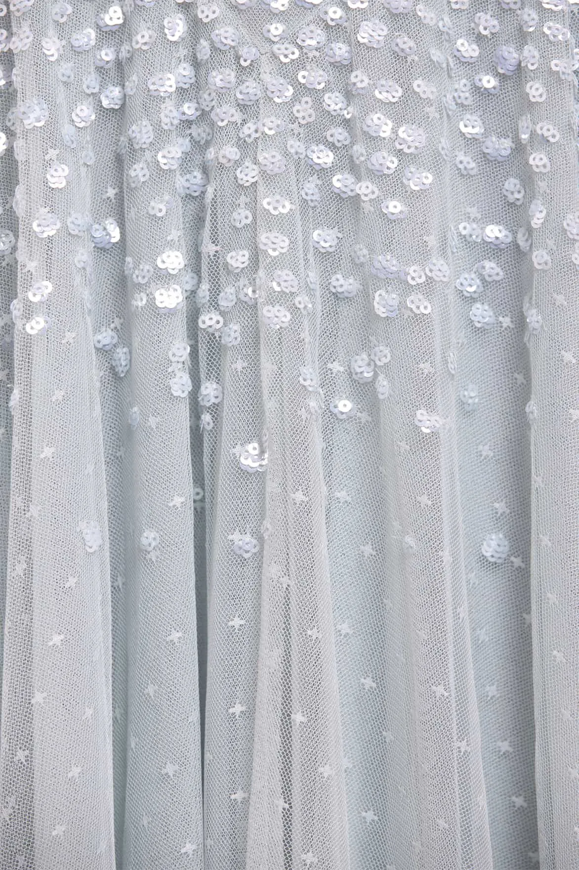 Dappled Sequin Off-Shoulder Ballerina Dress sold by Needle & Thread product image thumbnail 3